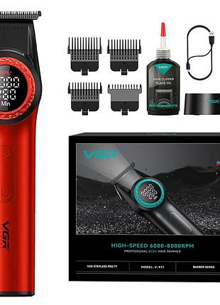 Триммер vgr v-977 red, регулировка мощности 6000 - 8000rpm
