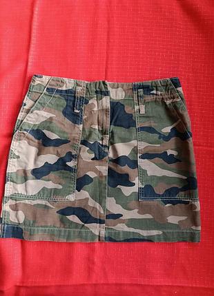 Юбка мини камуфляж