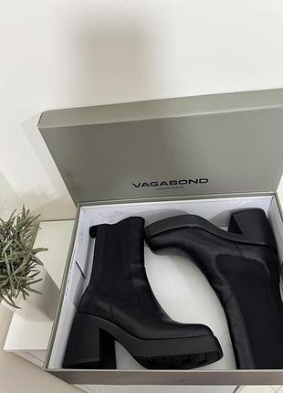 Нові чоботи vagabond чорні каблук челсі платформа 36 розмір