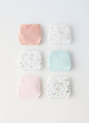 Трусики zara на 9-10 рр ціна за комплект 6 шт