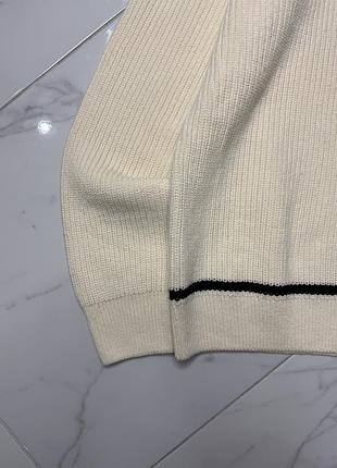 Fred perry striped v neck jumper men’s 4