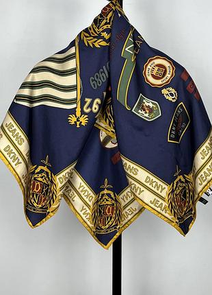 Donna karan new york вінтажна шовкова хустка