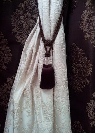 Кисть один хрусталь коричнева 205114