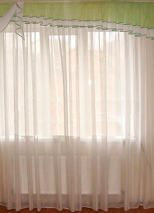 Ламбрикен ассиметрия 3,5 м салатовый