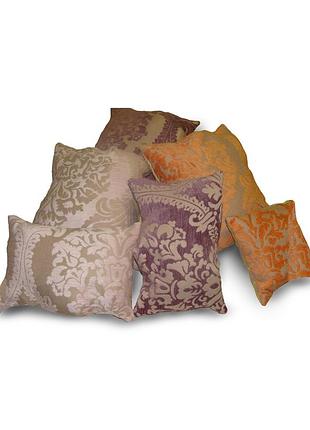 Комплект декоративных подушек firanka damask 30х30см 3шт 30х20см 3шт разноцветные (п_0278)