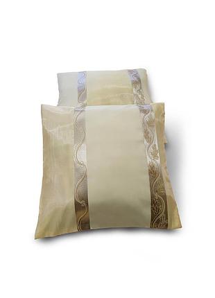 Комплект декоративных подушек firanka line 40х40см 2шт песочные (п_0431)