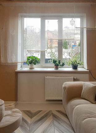 Комплект панельных занавесок firanka damask 4шт карниз 230см кремовый (23_2п)