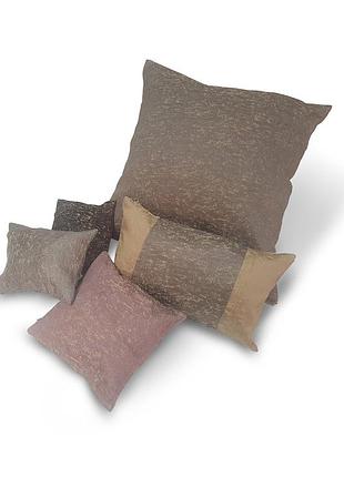 Комплект подушек паутинка разных цветов, 5шт