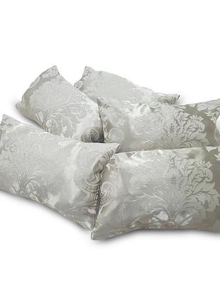 Комплект декоративных подушек firanka damask 35х20см 5шт бежевые (п_0271)