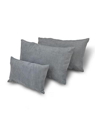 Комплект декоративных подушек firanka simple 48х30см 2шт 30х24см 1шт серые (п_0743)