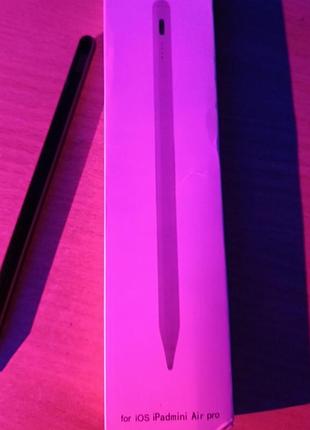 Стилус для ios ipadmini air pro 
с индикатором заряда и кнопкой питания