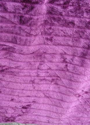 Шикарный  плюшевый плед/покрывало из европы