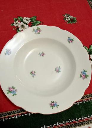 Тарелки для первых блюд кармашков конец 50х годов винтаж
