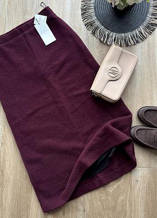 Спідниця міді зі 100% вовни zara