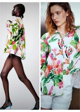 Блуза яскрава жіноча від zara