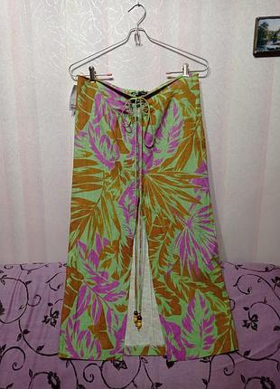 Юбка льняная новая (поб-48-50см) 26