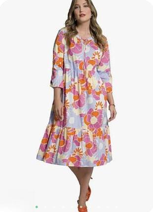 Ярусное или с воланами платье 👗 большого размера