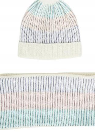 Теплий набір шапка снуд  хомут