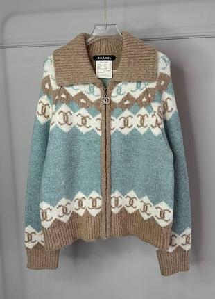 Свитер зип люкс качество стиль шанель