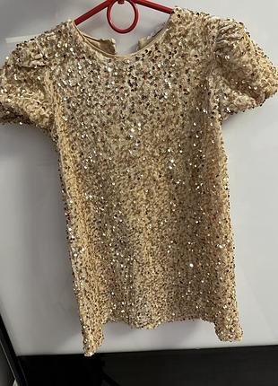 Плаття в паєтках teranova 128/134