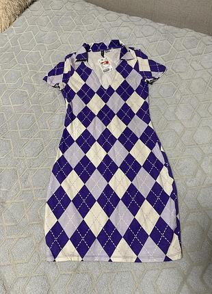 Сукня h&m жіноча в клітинку