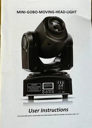 ​💡 обертова голова moving head spot led dmx512