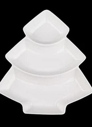 Менажница фарфора елочка