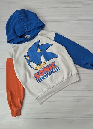 Худи соник 6-8 р с капюшоном