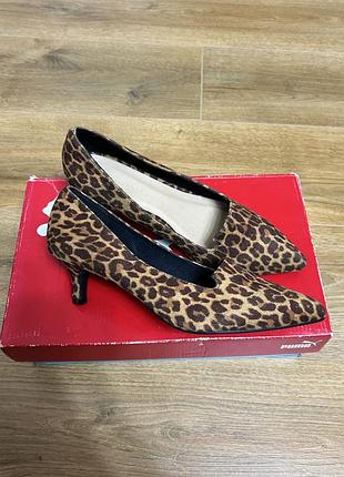 Туфлі в леопардовий принт