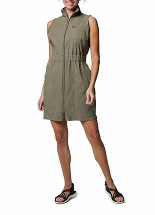 Платье женское columbia leslie falls™ dress ii хаки 2119321-397
