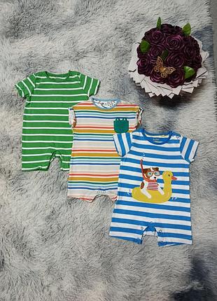 Набор песочник ромпер боди мальчишку на 6-9 мес