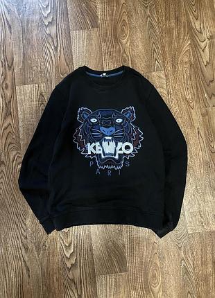 Чорний світшот kenzo