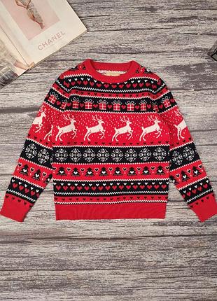 Детский новогодний свитер