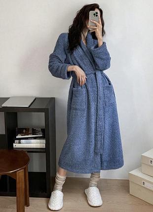 Зимний женский халат