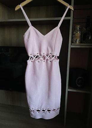 Нереальне спокусливе плаття бандажна сукня з імітацією топу та спідниці