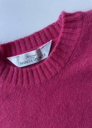 Вовняний светр marks&spencer з домішком ангори