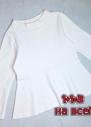 🎁1+1=3 брендовый белый женский свитер mint velvet, размер 44 - 46