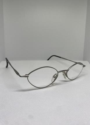 Окуляри срібні оправа для зору жіночу vintage retro вінтажні бібліотечні офісні