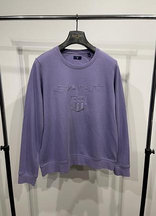 Джемпер світшот светр бузковий gant xl