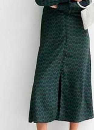 Стильна зелена сукня в сердечка