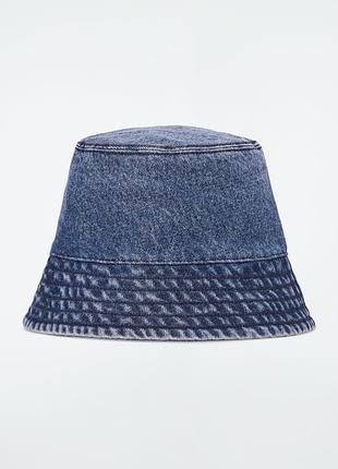Cos панама шляпа джинс деним