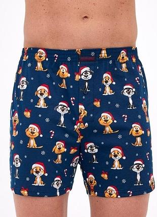 Мужские семейные новогодние трусы cornette