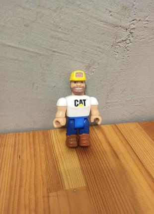 Фігурка будівельника mega bloks cat.