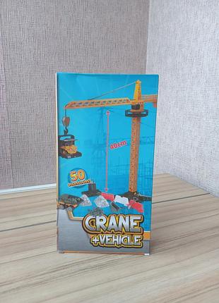 Игрушечный строительный кран 40 см toys amsterdam