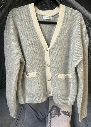 Кардиган зі змішаною вовною