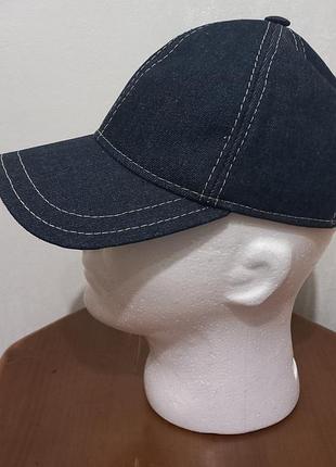 Кепка блайзер утепленный джинсовый