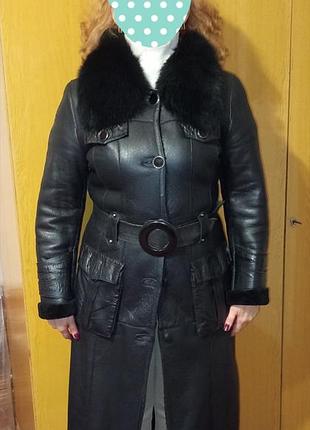 Дубленка натуральная кожа