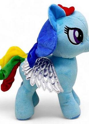 Мягкая игрушка "принцесса единорог" (голубой)