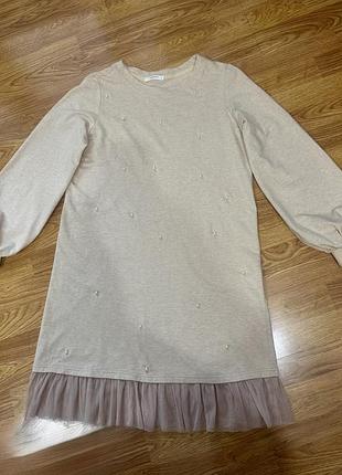 Плаття нарядне з перлинами reserved не zara l