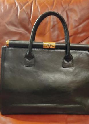 Сумка, натуральна шкіра, італія